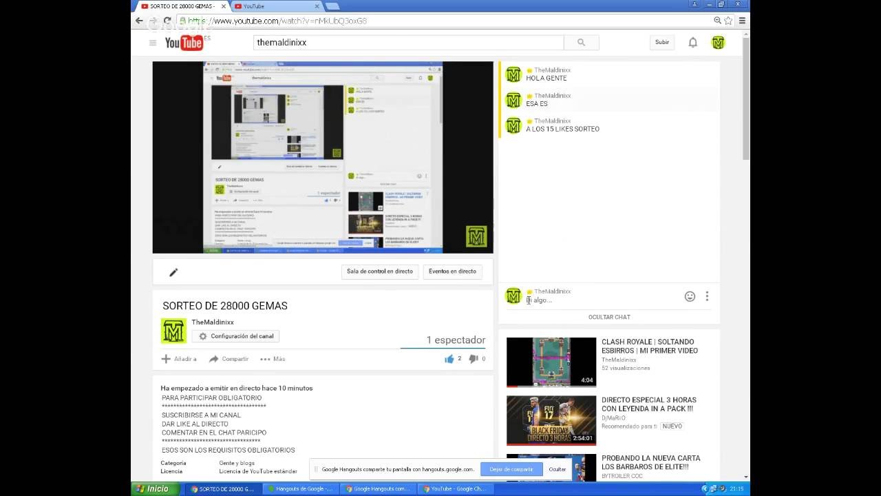 SORTEO DE 28000 GEMAS YouTube