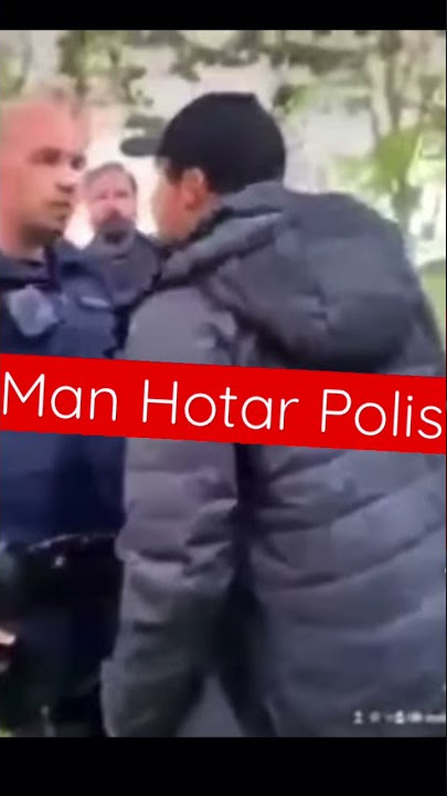 En Man Hotar Polis 👮‍♂️