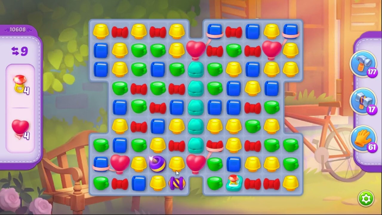 Homescapes Level 10608 - NO BOOSTERS 🏠 | SKILLGAMING ✔️