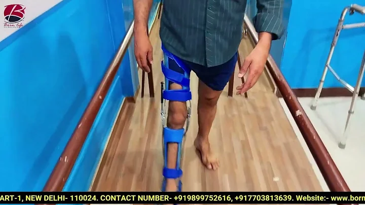 Stance Control Polio Knee Caliper Becker Orthopedic USA || Bornlife Artificial Limbs center