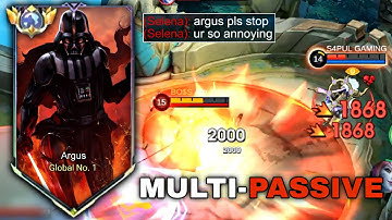 WTF DAMAGE!! THIS BUILD IS TOO PERFECT FOR ARGUS IN SOLO HIGH RANK!! MULTI-PASSIVE BUILD