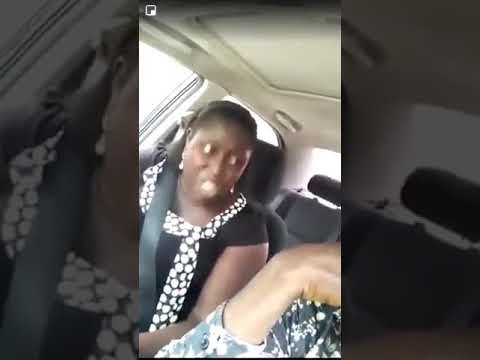 A Nigerian Uber driver tackles his female passenger for not greeting him