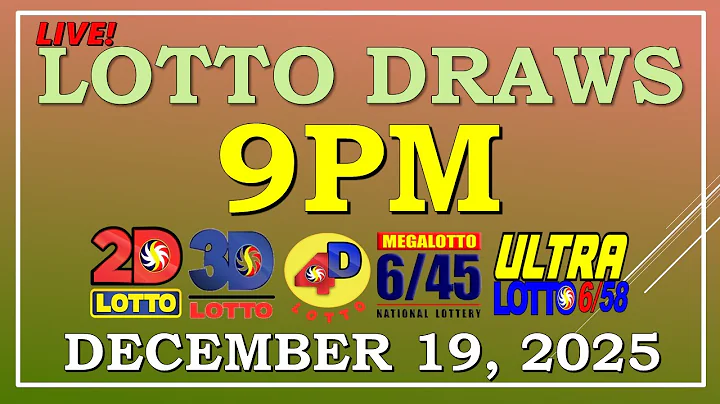 LOTTO RESULT  9PM DRAW , DECEMBER 19, 2025@LottoResultTV15K