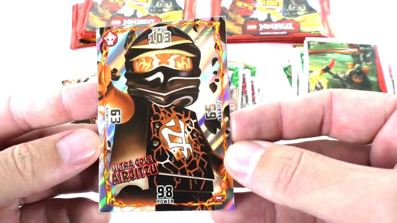 lego ninjago trading card