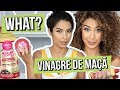 FINALIZEI MEU CABELO COM VINAGRE DE MAÇÃ | 1º IMPRESSÕES LINHA VINAGRE DE MAÇÃ SALON LINE