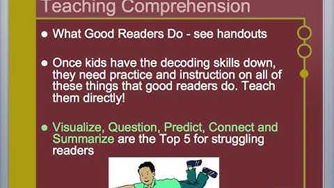 Reading Comprehension and Fluency