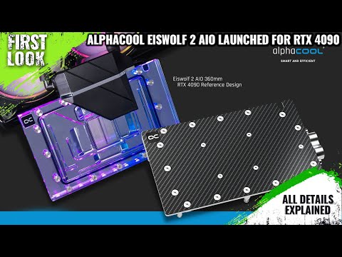Alphacool Eiswolf 2 360mm AIO & ES Block Launched For NVIDIA RTX 4090 - Explained All Spec, Features