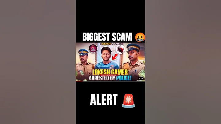 lokesh gamer🤬 arrested color trading scam ❌🤬@LOKESHGAMER #shorts #viral #tranding
