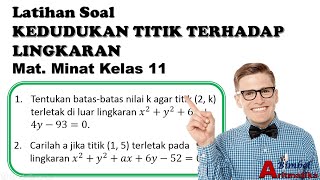 contoh soal kedudukan titik terhadap lingkaran dan jawabannya kelas 11 part 3 @BimbelAritmatika