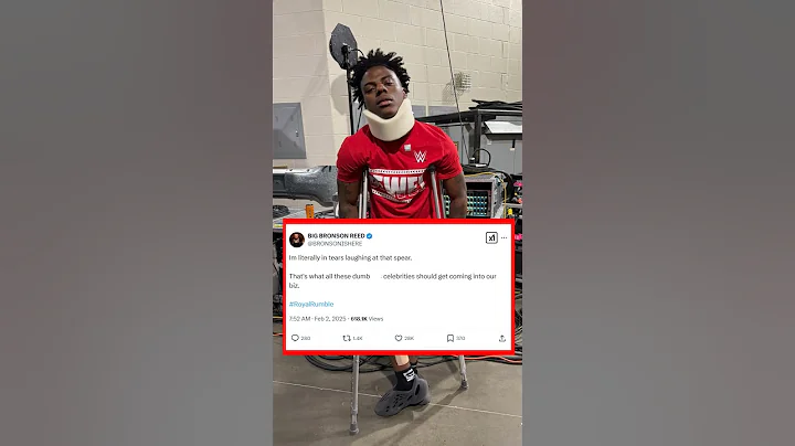 Bronson Reed Reacts to Bron Breakker's Spear on IshowSpeed😅