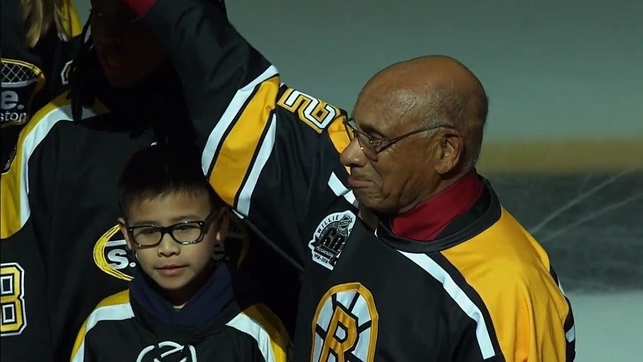 NHL pioneer Willie O'Ree excited to have Bruins jersey retired