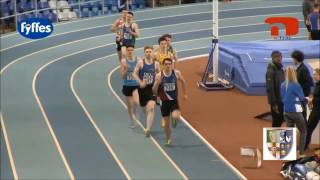 Runner gets tangled up in pole vault crossbars at the final stretch of race. screenshot 2