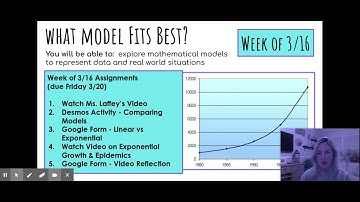 Algebra 2 - What Model Fits Best? (Linear vs Quadratic vs Exponential)