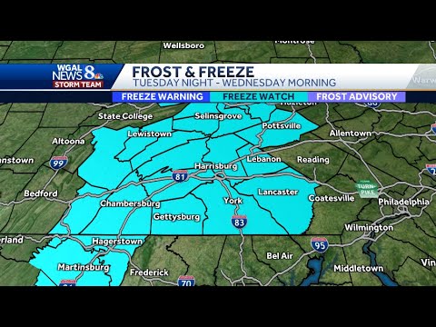 Cold front kicks November off to chilly start in central Pa.