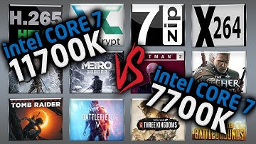 Intel i7 11700K vs i7 7700K Benchmarks – 15 Tests 🔥