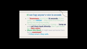 AI Voice Scams| Don