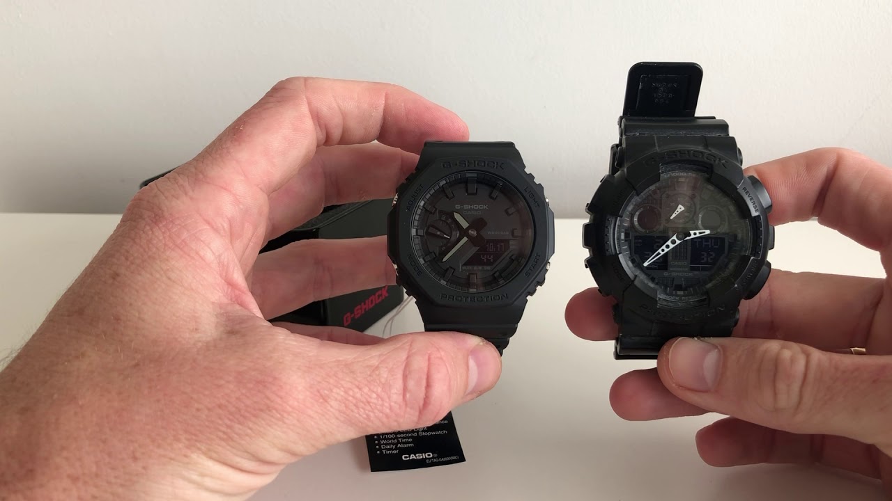 G-Shock Carbon Core Octagon Negro y Gris de Hombre GA-2100-1A