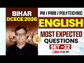 Bihar Paramedical 2026 | English Practice Set-22 | Bihar DCECE PE/PM/PMM English Class By Nagesh sir