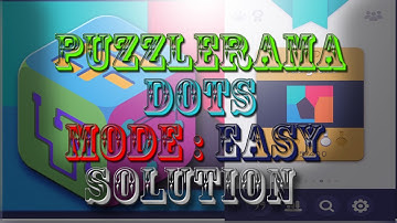 Puzzlerama Android Game-play (Dots Easy Level 01-50)