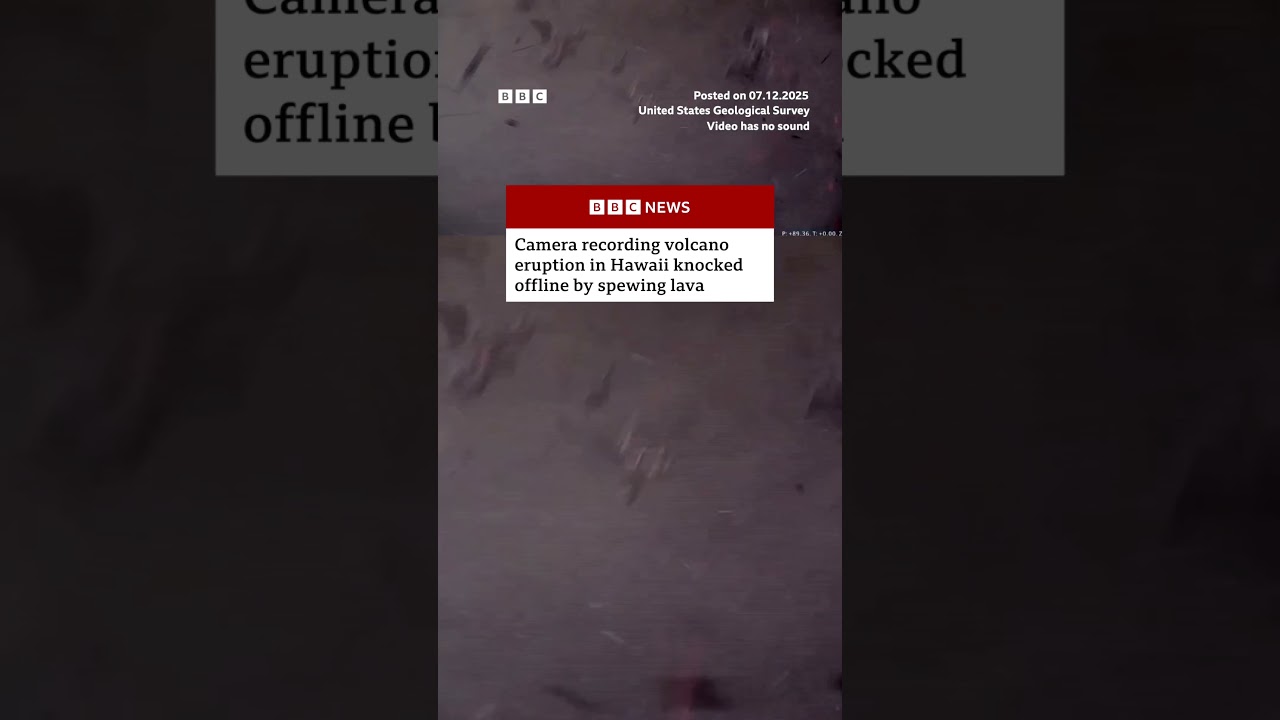 Lava fountains up to 30m high were seen. #Hawaii #Lava #BBCNews