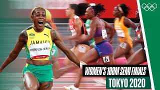 Women’s 100m Semi Finals from Tokyo 2020! ‍♀