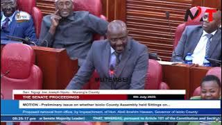 DRAMA ERUPTED IN SENATE AFTER SEN CHERUIYOT CLASHED WITH GACHAGUA SEN NYUTU DURING GUYO IMPEACHMENT