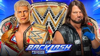 WWE Backlash France 2024 LIVE Fight Night Watchalong