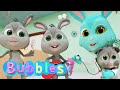 Five Little Bunnies | Bubbles Nursery Rhymes