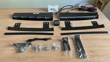 STL Super Take Down® Raptor TIR Split LED Visor Light Bar - FLASH PATTERNS REVIEW