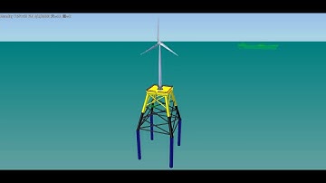 Wind Power Installation by Navisworks TimeLiner