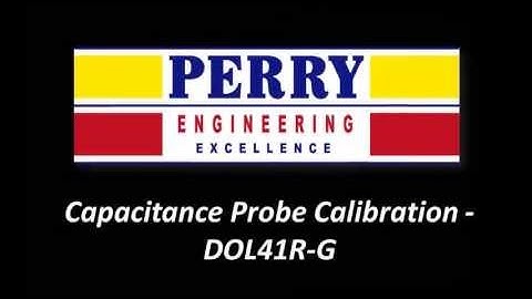 Capacitance Probe Calibration   DOL41R G