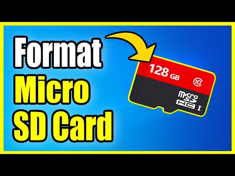 Video: Hvordan tilbakestiller jeg micro SD-kortet?