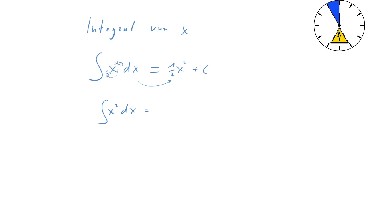 Integral von x und x Quadrat berechnen - YouTube