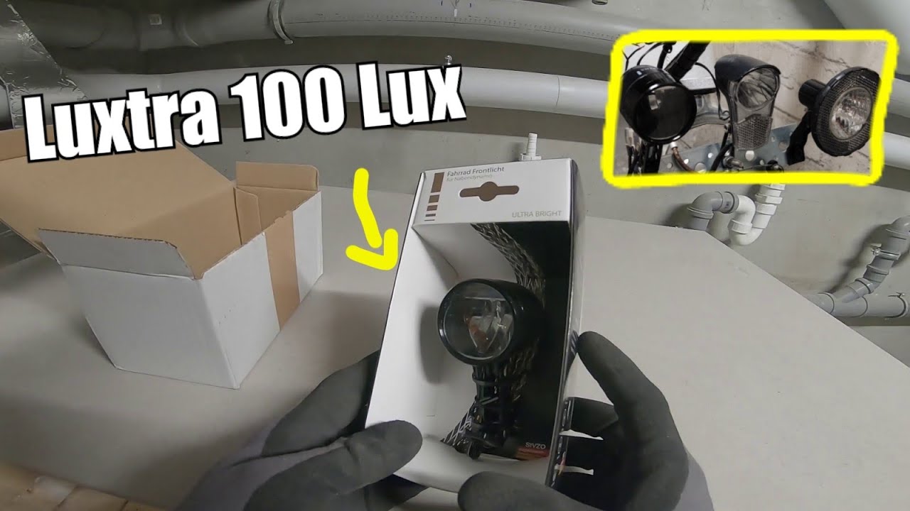 Produktbild von Linunity Smart LED Fahrradlampe 1000 Lux, Auto On/Off, Auto