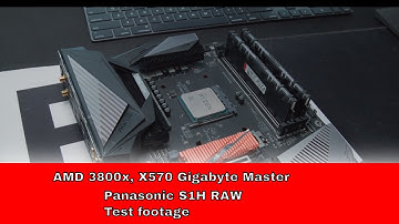 AMD 3800x Gigabyte x570 Video Test Panasonic S1H Atomos Ninja V RAW
