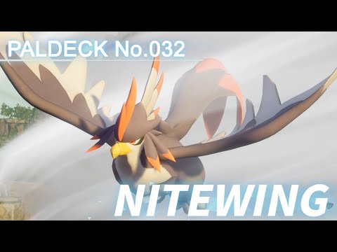 Paldeck | No.032 NITEWING - Palworld | Gameplay | Pocketpair