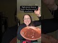 1 scoop Nutrition Protein brownie batter protein powder, 1/4 cup water, mix