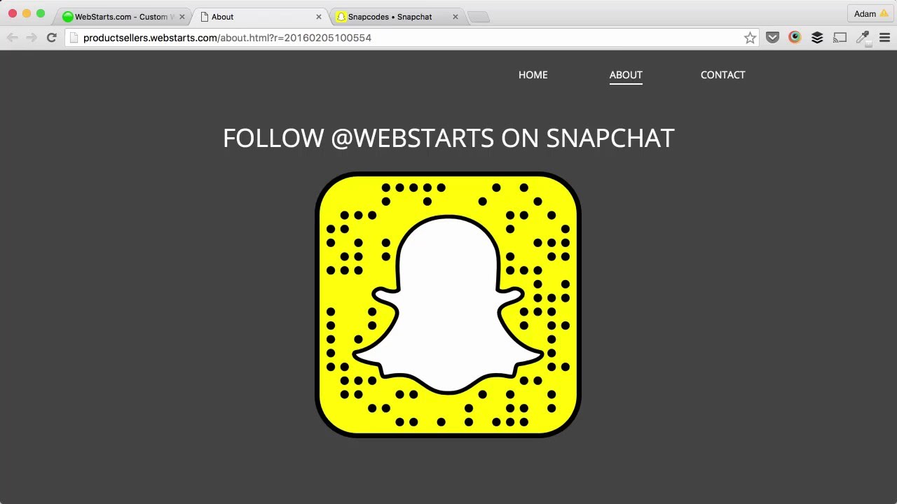 How To Add A Snapchat Snapcode To Your Website