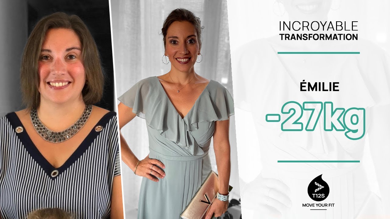 L'impossible n'existe pas : Emilie a perdu 27 kg en 18 mois avec T12S ...
