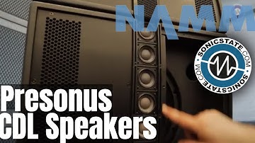 NAMM 2019 Presonus Hybrid Point Source and Line Array CDL Speakers