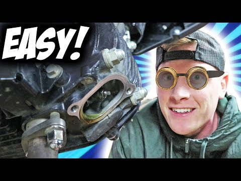 How To Do A Valve Adjustment On A Motorcycle / Dirt Bike (Non Shim Type)