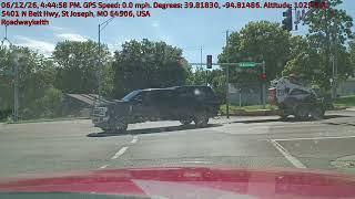 June 12, 2026 traveling to CVS pharmacy on North Belt Highway in St Joseph Missouri 64506