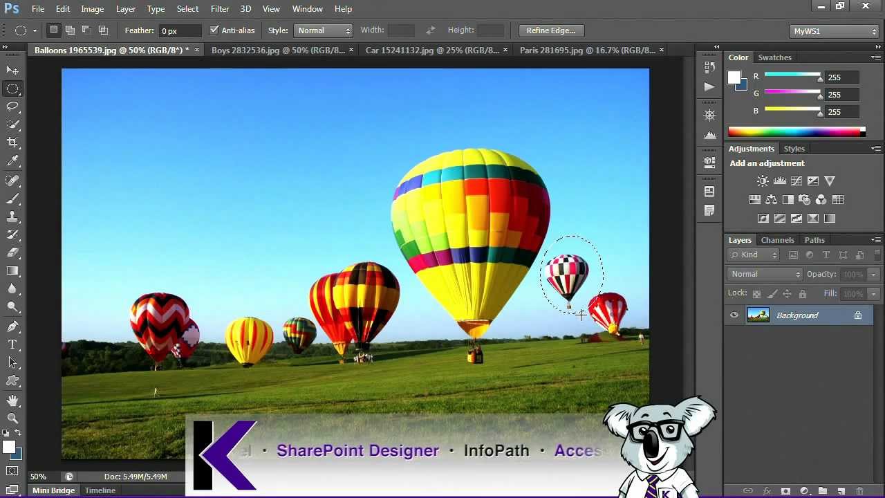 Adobe Photoshop CS6 Tutorial: Selecting with the Marquee Tools | K Alliance