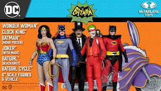 NEW DC Retro™  Batman 66™ Wave 11 Bundle (5) 6" Scale Figures & Vehicle | Action Figure Showcase