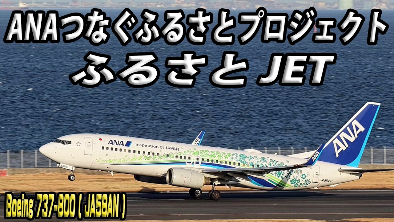 ANAつなぐふるさとプロジェクト ふるさと JET Boeing 737-800 ( JA58AN