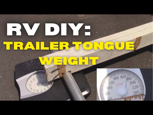 SIMPLE WEIGH™ Tongue Scale, Fastway Trailer