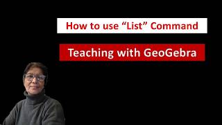 Use of LIST Command | GeoGebra  |