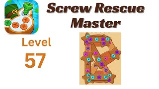 Screw Rescue Master Level 57 Walkthrough 🔩🧩 | Go Answer