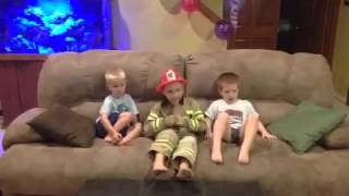 Harlem shake firefighters kids version
