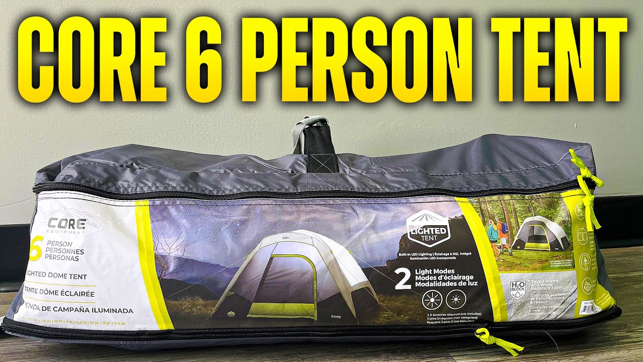 Core 6 Person Dome Tent Setup and Review 